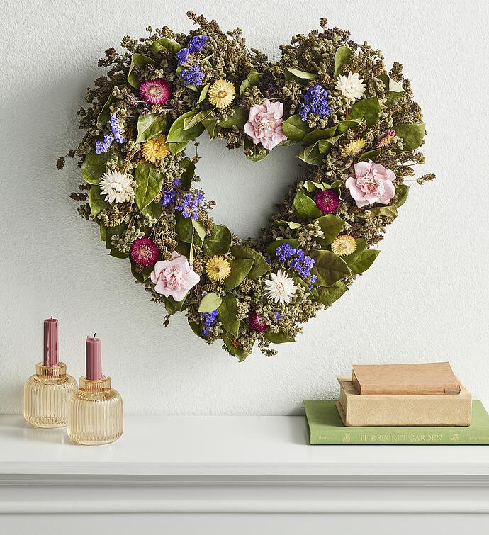 Elegant Heart Wreath