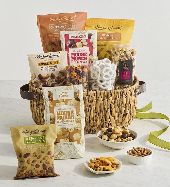 Snack Lovers Gift Basket