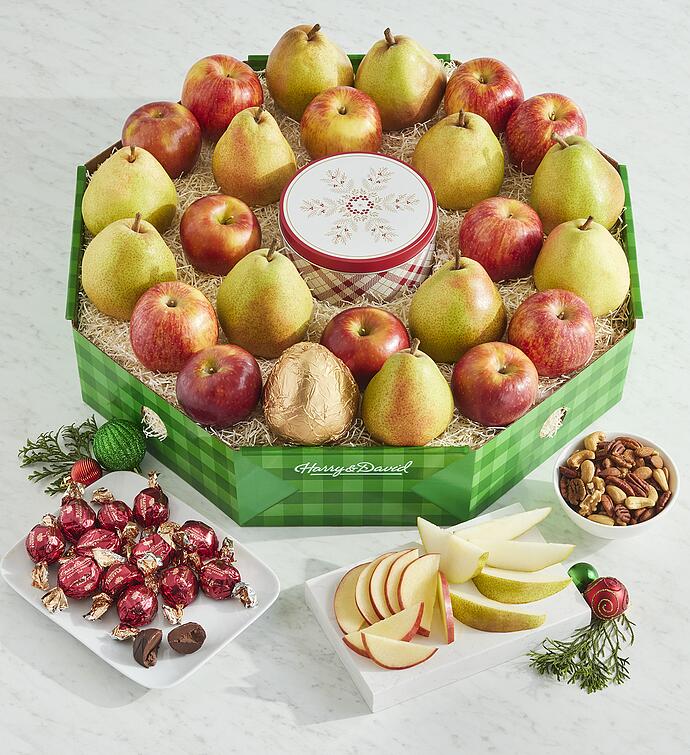 Deluxe Pears and Apples Wreath 