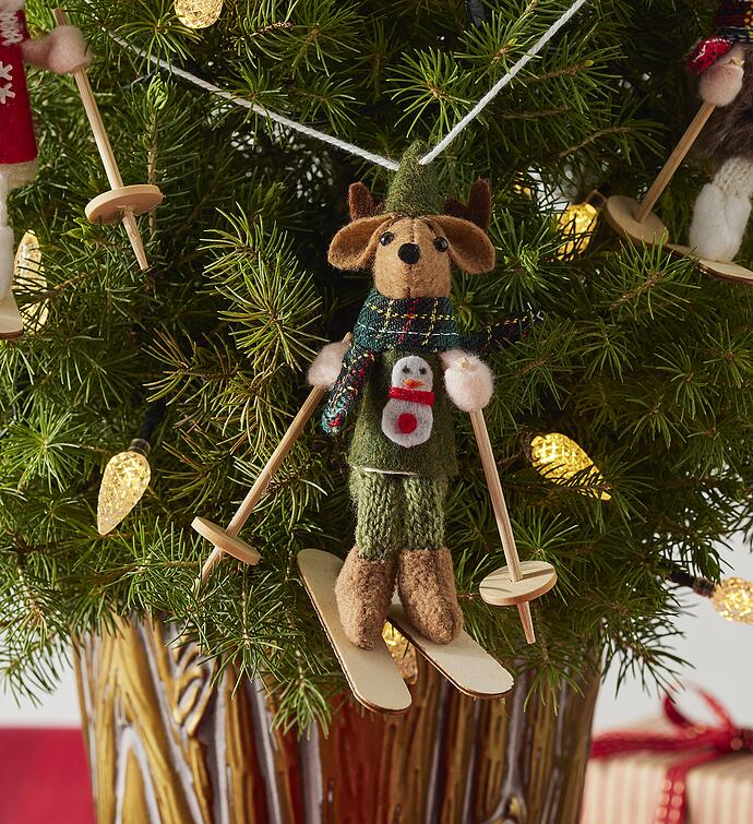 Winter Mountain Fun Christmas Tree