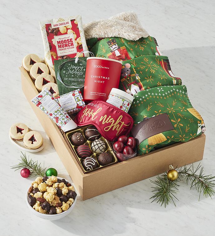 Grand Holiday Self Care Gift Box with Personalized Ornament