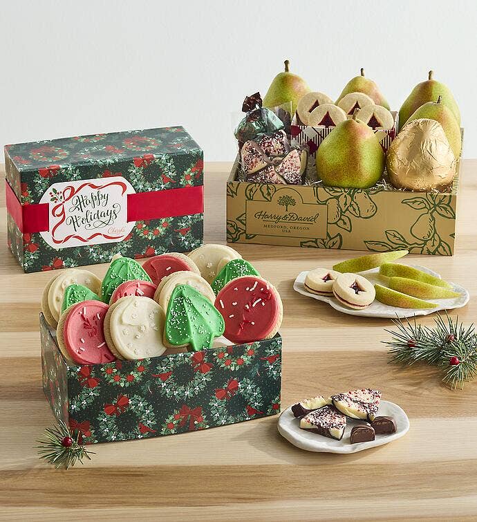 Classic Christmas Gift Box with Cheryl's® Holiday Cookies