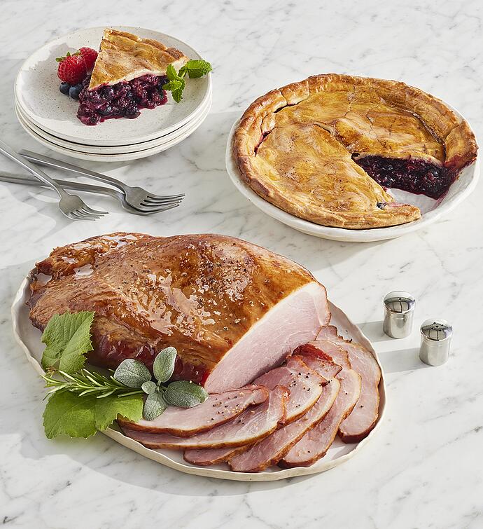 Boneless Carving Ham and Oregon Berry Pie