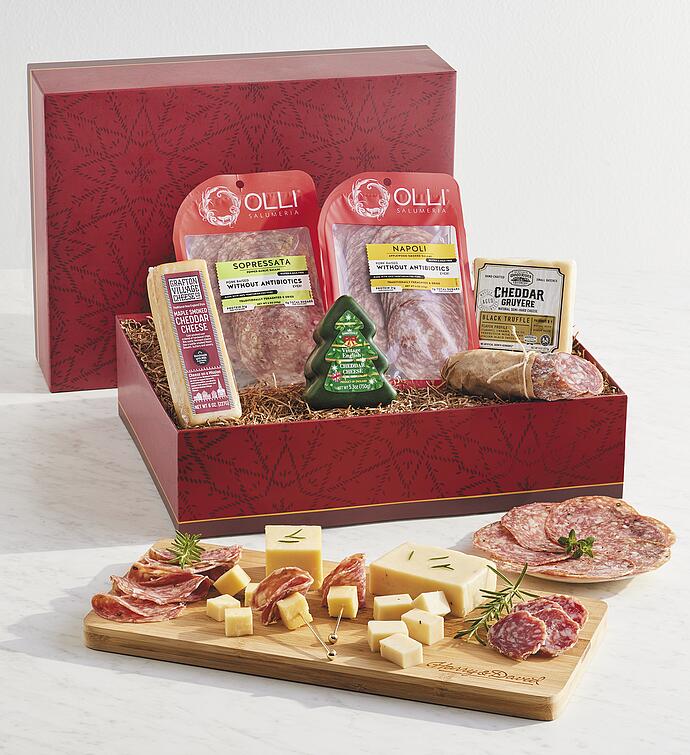 Holiday Charcuterie and Cheese Board Gift