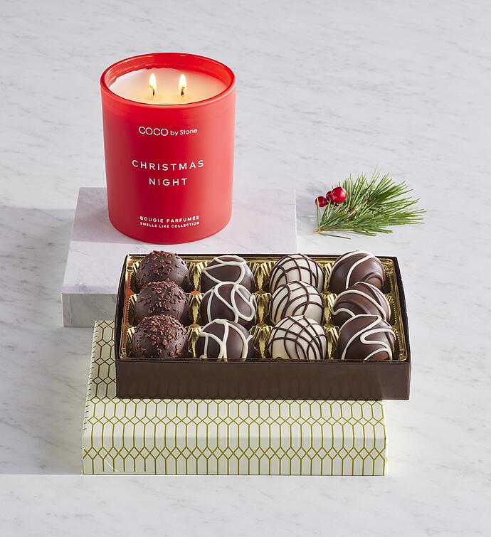 Christmas Night Scented Candle with Truffles
