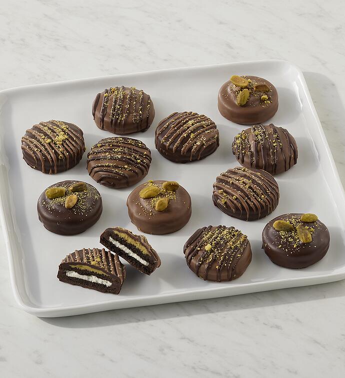 Dubai-Inspired Belgian Chocolate-Covered Sandwich Cookies 