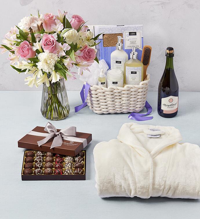 Mother's Day Luxe Spa Box with Wine