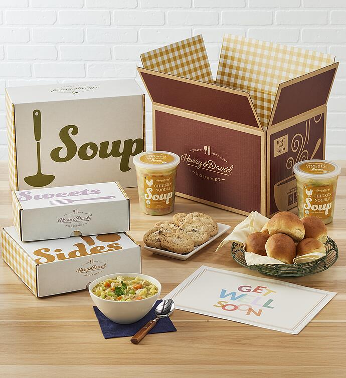 Classic Chicken Noodle Soup Gift Box with Occasion Placard