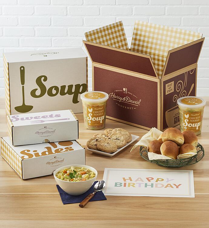 Classic Chicken Noodle Soup Gift Box with Occasion Placard