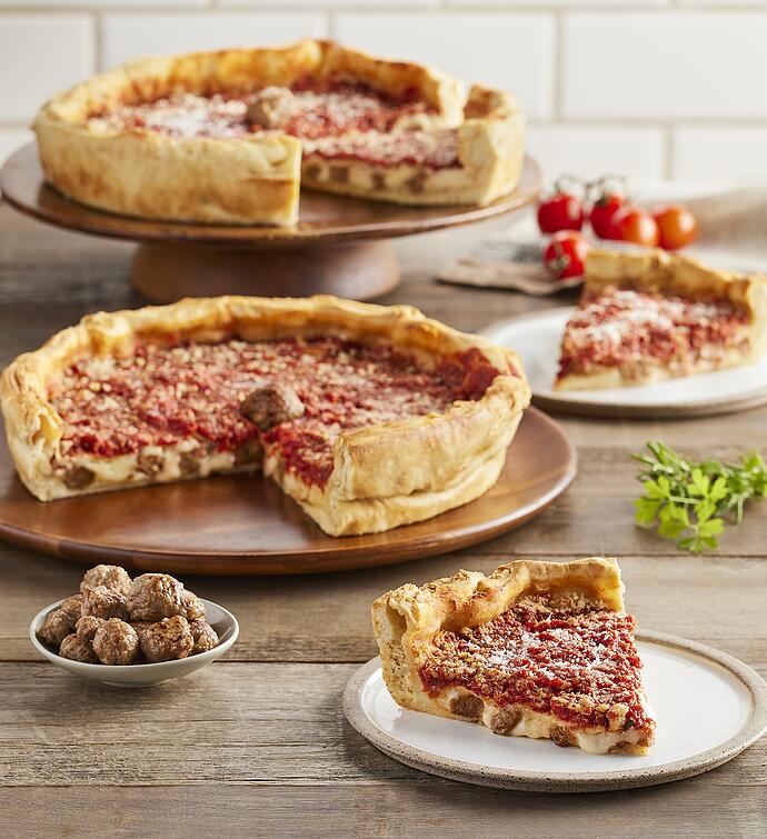 Giordano's Chicago-Style Deep Dish Sausage Pizza Duo