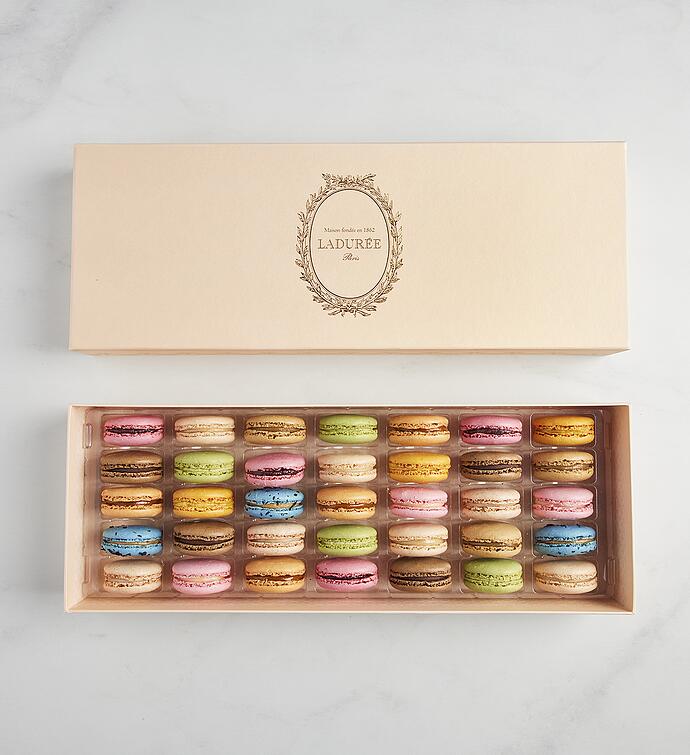 Ladurée Macaron Peach Gift Box of 35