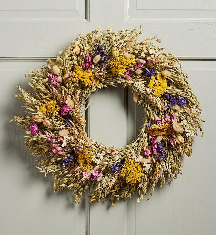 Avena Oats and Wheat Wreath