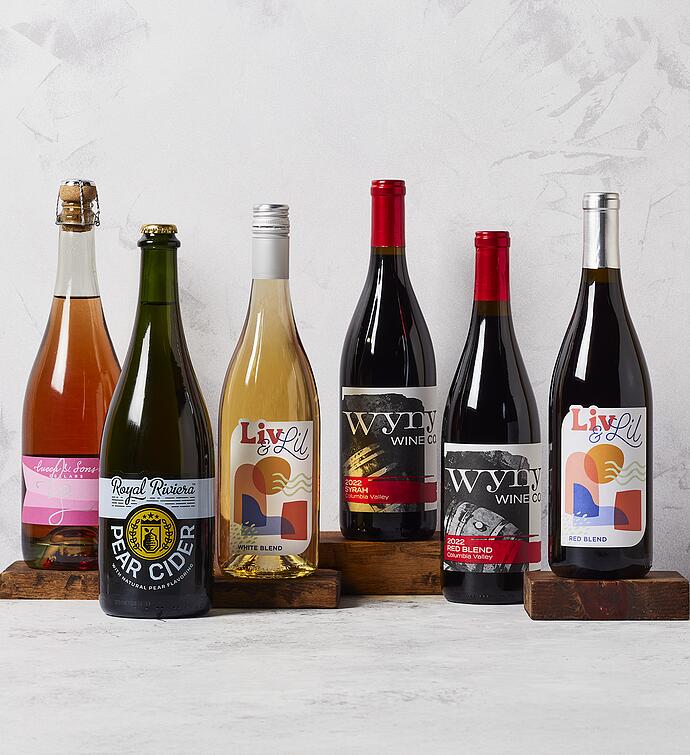 Wine and Cider Collection - 6 Bottles