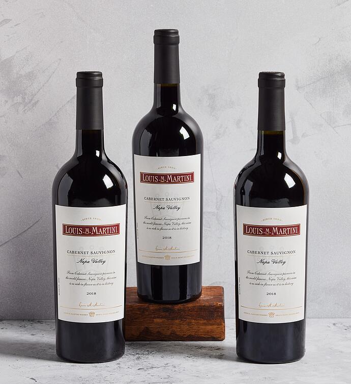 Louis Martini Napa Cabernet Sauvignon - 3 Bottles