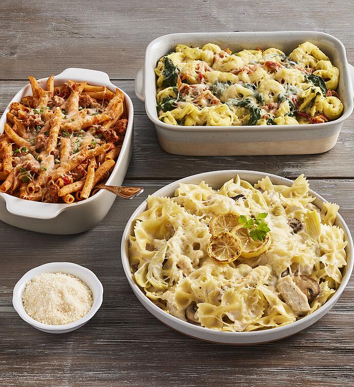 Italian Style Pasta Trio Meal
