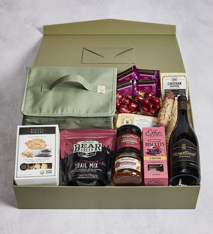 Harry & David® Premium Sweet and Savory Gift Box with Wine