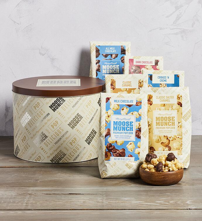Moose Munch® Premium Popcorn Deluxe Tin