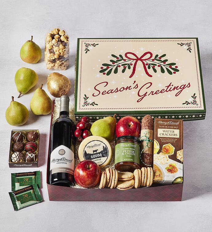 Holiday Founders' Favorites Gift Box with Wine