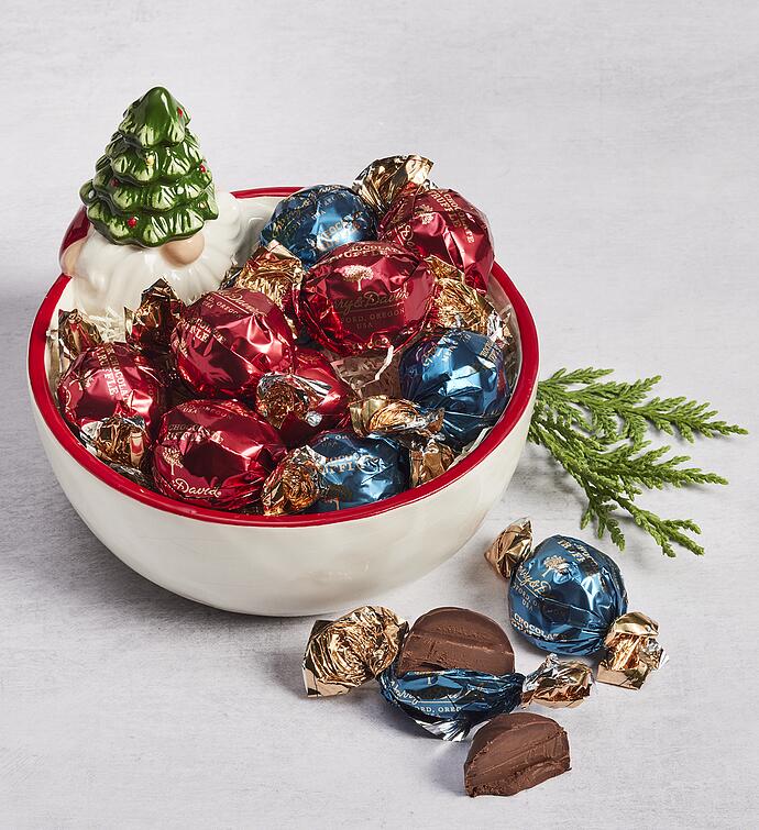 Holiday Candy Dish with Treats
