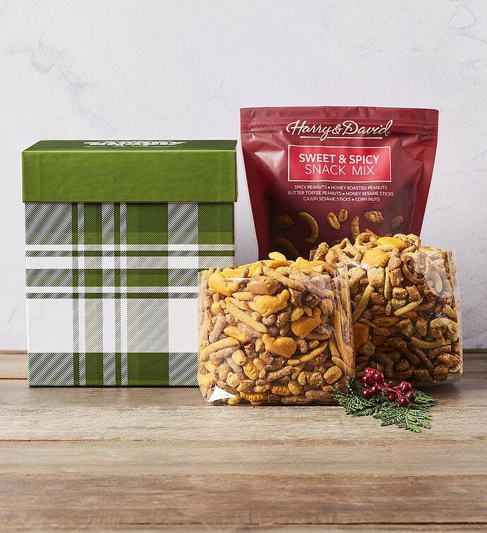 Holiday Savory Snack Mix Box