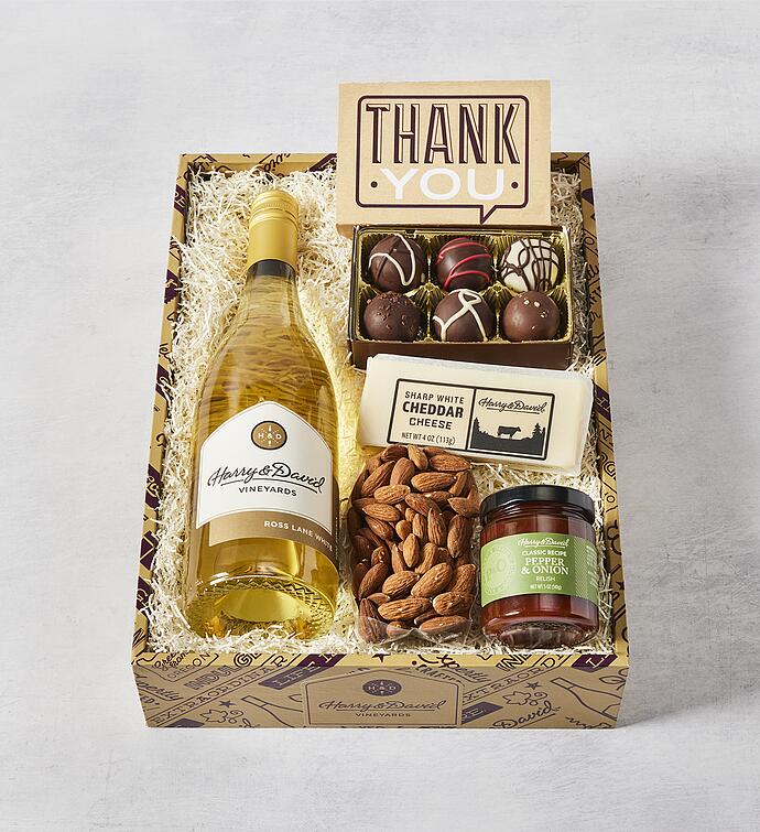 Thank You White Wine Gift Box