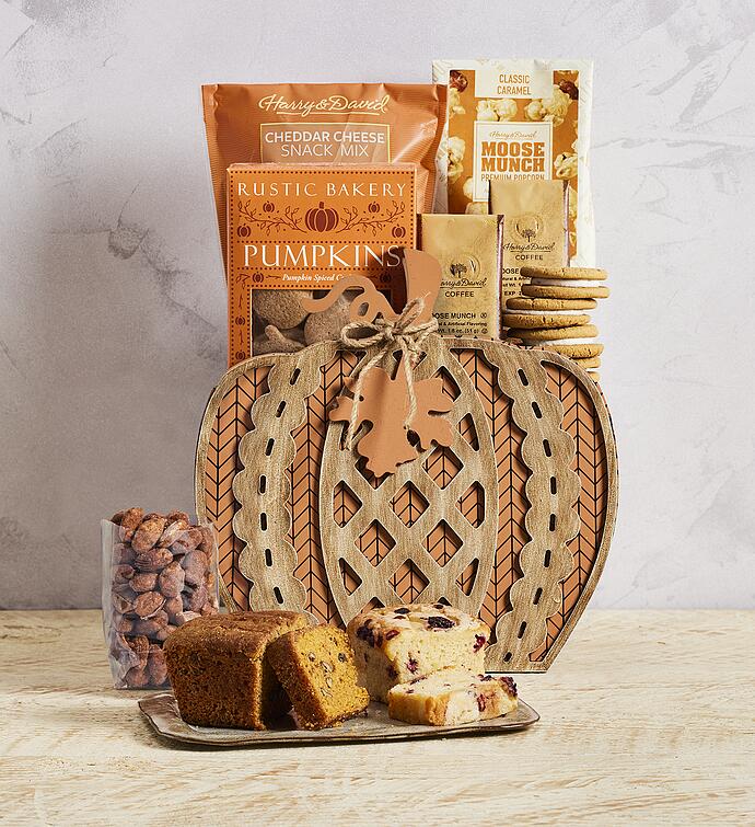 Pumpkin Shaped Gift Basket