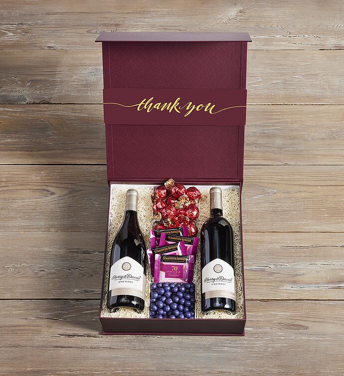 Deluxe Thank You Gift with Wine
