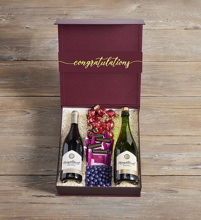 Congratulations Gift with Wine