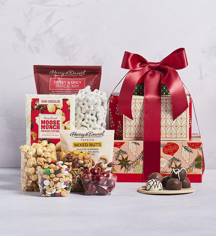 Festive Sweet and Savory Tower