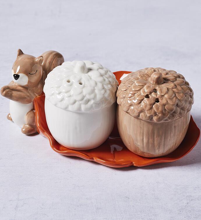 Acorn Salt and Pepper Shakers