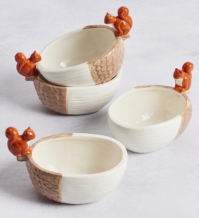 Acorn Soup Bowls - Set of 4