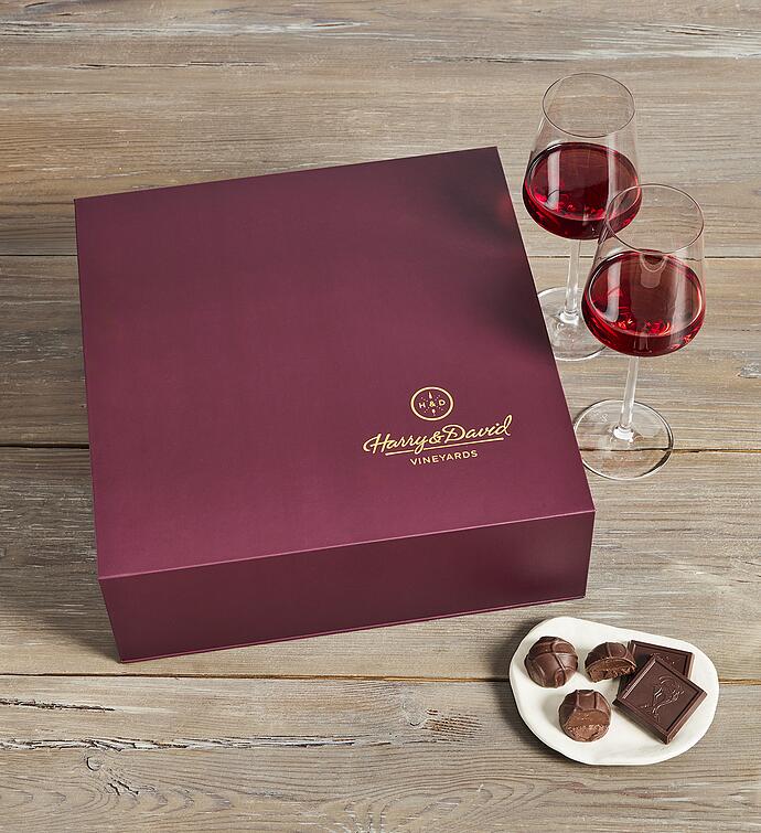 Elegant Birthday Wine Gift 