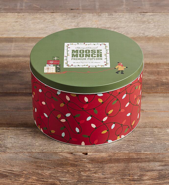 Moose Munch® Premium Popcorn Holiday Tin