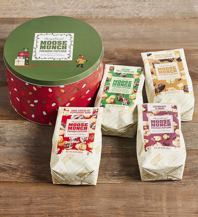 Moose Munch® Premium Popcorn Holiday Tin