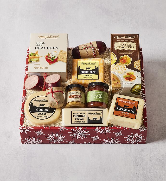 Grand Holiday Meat and Cheese Gift Box