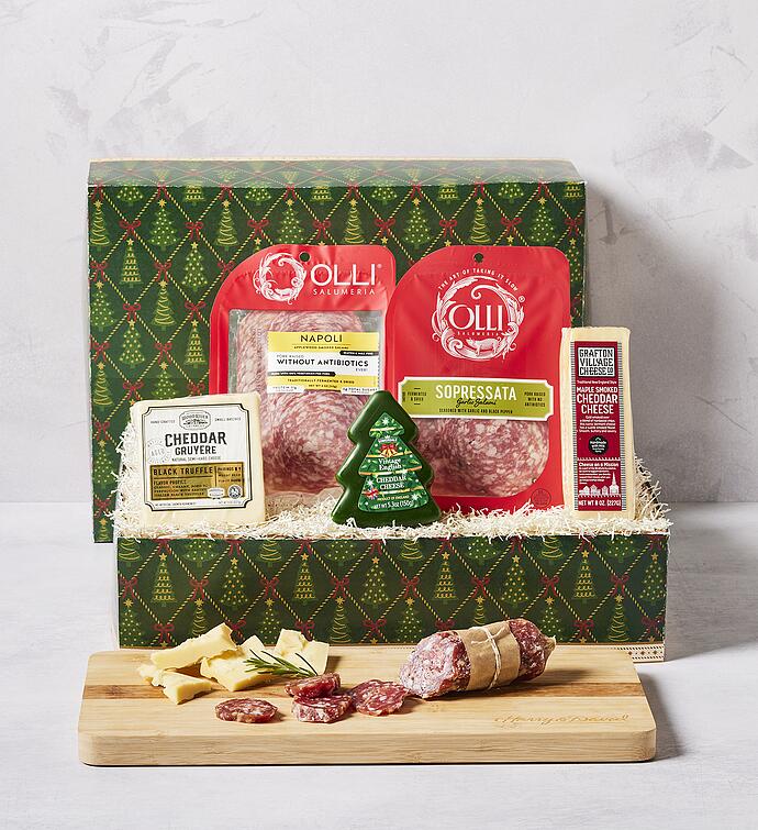 Holiday Charcuterie and Cheese Board Gift