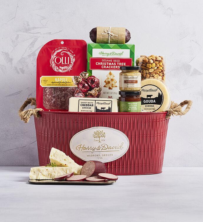Meat And Cheese Basket, Gourmet Assorted Foods by Harry & David