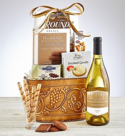 coffee and wine gift baskets