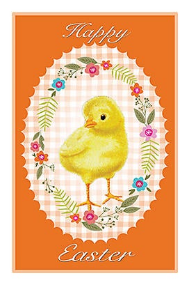 Happy Easter Chick Flowers