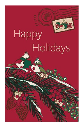 Happy Holidays Postmark