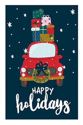 Happy Holidays - Car