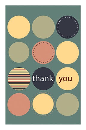 Thank You - Circles