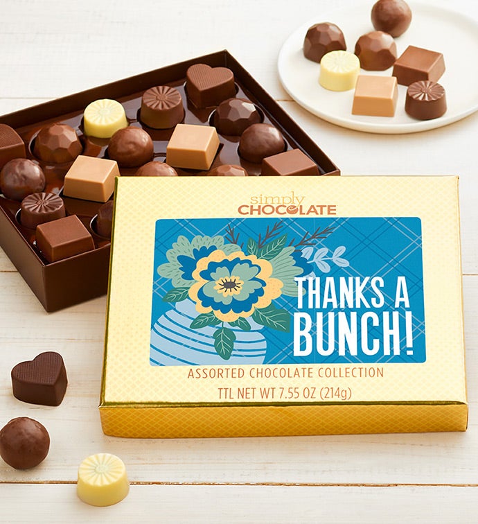 Thanks A Bunch 18pc Chocolate Box | SimplyChocolate.com-1025