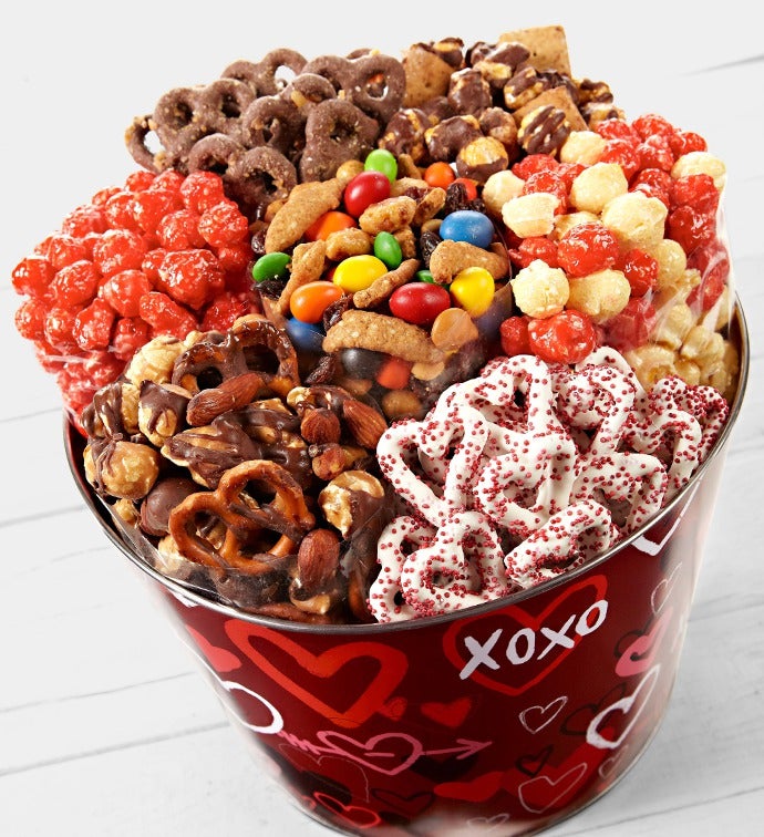 Graffiti Hearts 7 Way Snacks