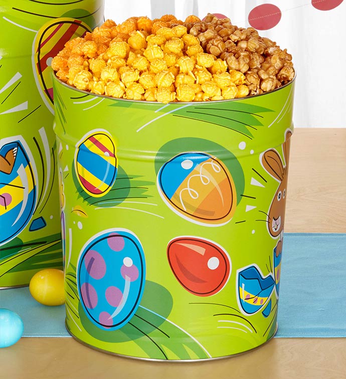 3 1/2 Gallon Eggceptional Easter 3 Flavor Popcorn Tin