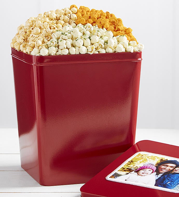 3 Gallon Zesty Trio 3 Flavor Popcorn Tin