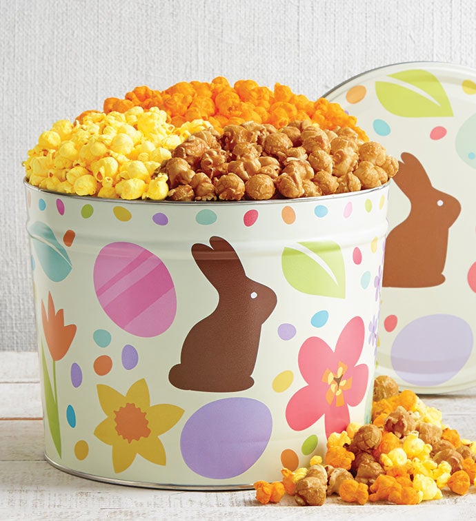 Chocolate Bunny 2 Gallon Popcorn Tin