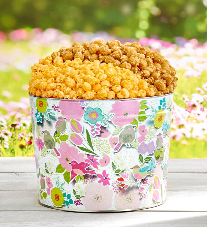 Spring Awakening Pick a Flavor 2 Gallon Popcorn Tins
