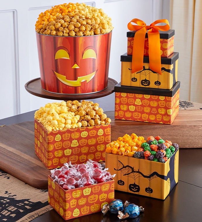 Ghostly Grins 3 Box Tower & Tin