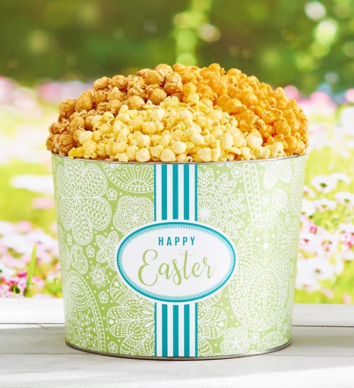 Garden Lace 2 Gallon Popcorn Tins